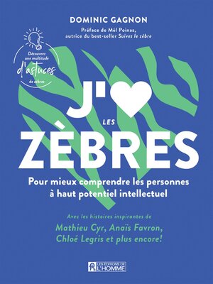 cover image of J'aime les zèbres